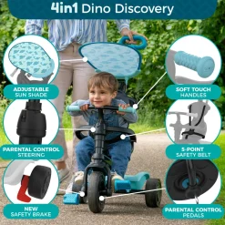 Zoomee 4 in 1 Trike - Dino Discovery