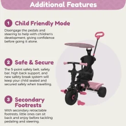 Zoomee 4 in 1 Trike - Unicorn Dream